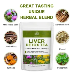 Liver Detox Natural and Organic Herbal Support