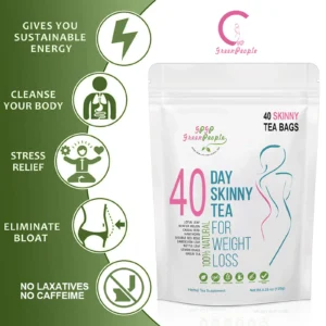 Natural 40 Days Herbal Skinny Detox Weight Loss Supplement